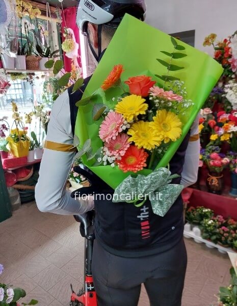 Mazzo aerodinamico per ciclisti